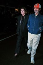 LINDA EVANGELSITA Arrives at Electric Lady Studios in New York 09/07/2024