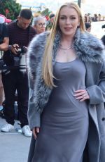 LINDSAY LOHAN Arrives At Michael Kors Fashion Show in New York 09/10/2024