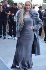 LINDSAY LOHAN Arrives At Michael Kors Fashion Show in New York 09/10/2024