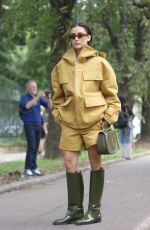 LIVIA NUNES MARQUES Arrives at Gucci Show at Milan Fashion Week 09/20/2024
