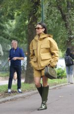 LIVIA NUNES MARQUES Arrives at Gucci Show at Milan Fashion Week 09/20/2024