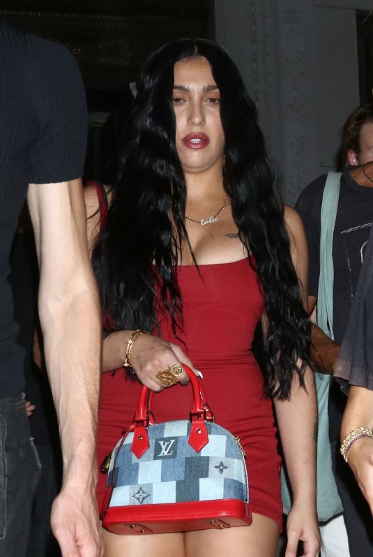 LOURDES LEON Arrives at Willy Chavarria Fashion Show in New York 09/06/2024