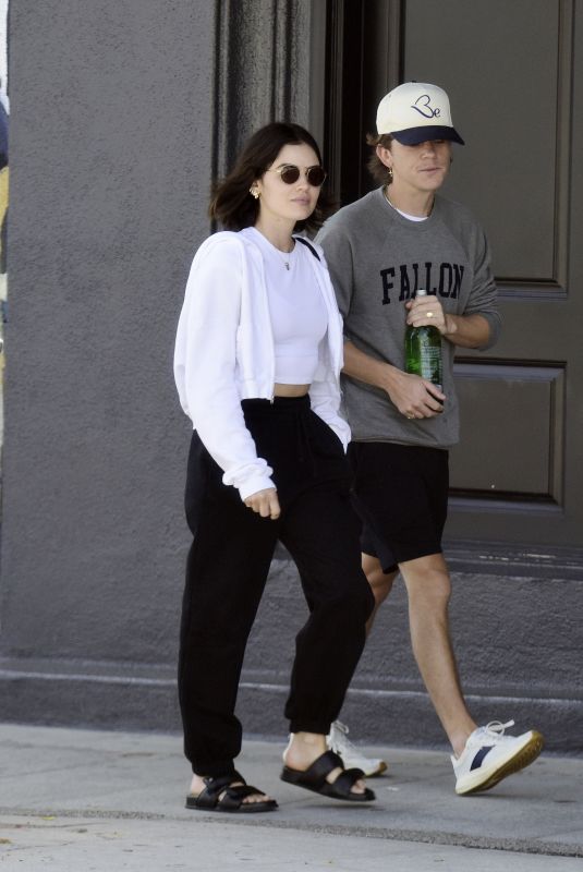 LUCY HALE and John Owen Out in Los Angeles 09/17/2024