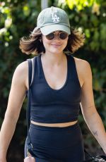 LUCY HALE and John Owen Out with Her Dogs in Los Angeles 09/20/2024