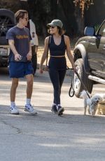 LUCY HALE and John Owen Out with Her Dogs in Los Angeles 09/20/2024
