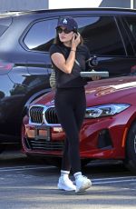 LUCY HALE Heading to Equinox Gym in Los Angeles 09/25/2024