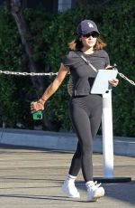 LUCY HALE Heading to Equinox Gym in Los Angeles 09/25/2024