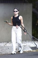 LUCY HALE Out for a Dog Walk in Los Angeles 09/05/2024