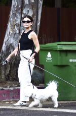 LUCY HALE Out for a Dog Walk in Los Angeles 09/05/2024