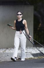 LUCY HALE Out for a Dog Walk in Los Angeles 09/05/2024