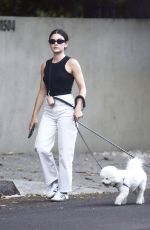 LUCY HALE Out for a Dog Walk in Los Angeles 09/05/2024