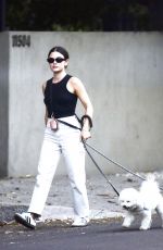 LUCY HALE Out for a Dog Walk in Los Angeles 09/05/2024