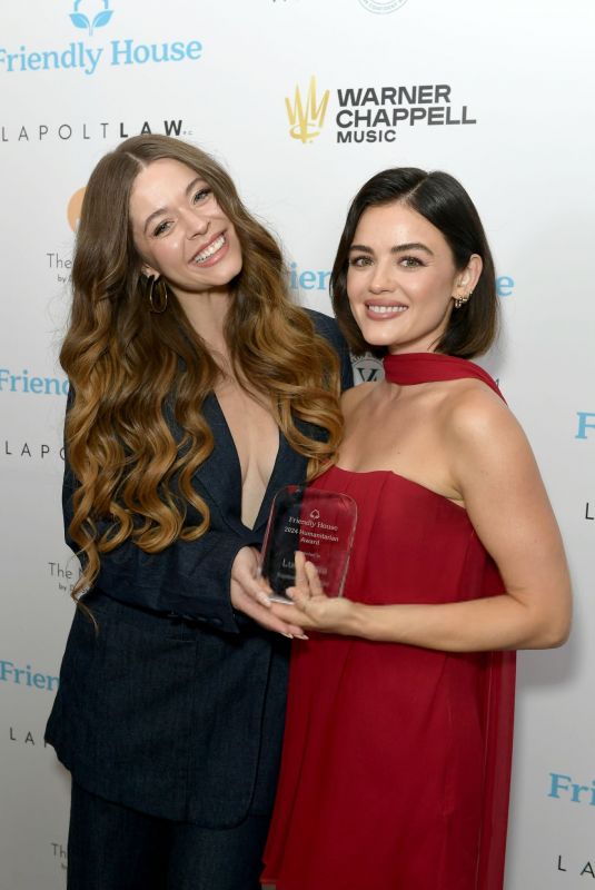 LUSY HALE and SASHA PIETERSE at 34th Annual Friendly House Humanitarian Awards Luncheon in Los Angeles 09/14/2024