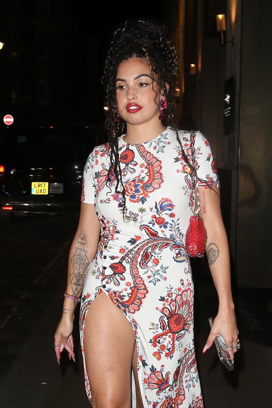 MABEL Leaves British Vogue and Rabanne London Fashion Week Party 09/14/2024