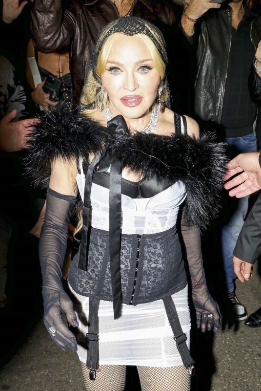 MADONNA Leaves Dolce & Gabbana Afterparty in Milan 09/21/2024