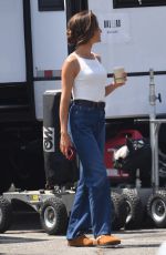 MAGGIE Q on the Set of Prime Video Bosch Spinoff in Los Angeles 09/09/2024