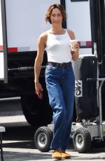 MAGGIE Q on the Set of Prime Video Bosch Spinoff in Los Angeles 09/09/2024