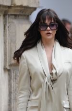MAIA MITCHELL Arrives at Hugo Boss Fashion Show in Milan 09/18/2024