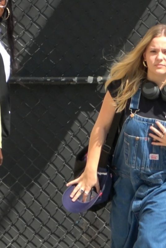 MAISY STELLA Arrives at Jimmy Kimmel Live! in Hollywood 09/18/2024
