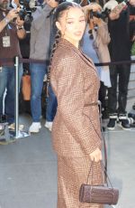 MALIA  BAKER Arrives at Michael Kors Fashion Show in New York 09/10/2024