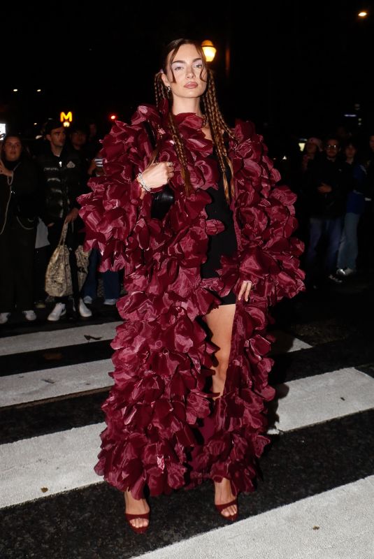 MARA LAFONTAN Arrives at Messika Show at Paris Fashion Week 09/26/2024