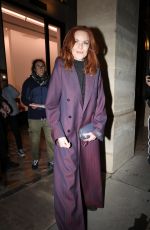 MARCIA CROSS Arrives at Vetements Party at Costes in Paris 09/27/2024