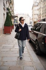 MARGARET QUALLEY Arrives at Her Hotel in Paris 09/29/2024