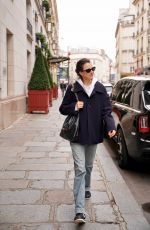 MARGARET QUALLEY Arrives at Her Hotel in Paris 09/29/2024