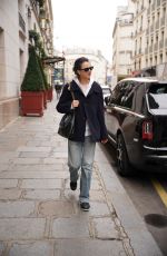 MARGARET QUALLEY Arrives at Her Hotel in Paris 09/29/2024
