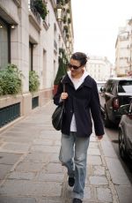 MARGARET QUALLEY Arrives at Her Hotel in Paris 09/29/2024