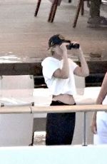 MARGOT ROBBIE in Bikini at a Yacht in Capri 09/01/2024