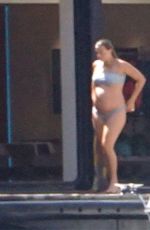 MARGOT ROBBIE in Bikini at a Yacht in Capri 09/01/2024