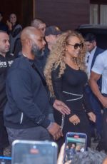 MARIAH CAREY Leaves Her Hotel in Sao Paulo 09/19/2024