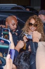 MARIAH CAREY Leaves Her Hotel in Sao Paulo 09/19/2024