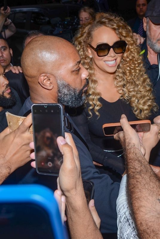 MARIAH CAREY Leaves Her Hotel in Sao Paulo 09/19/2024
