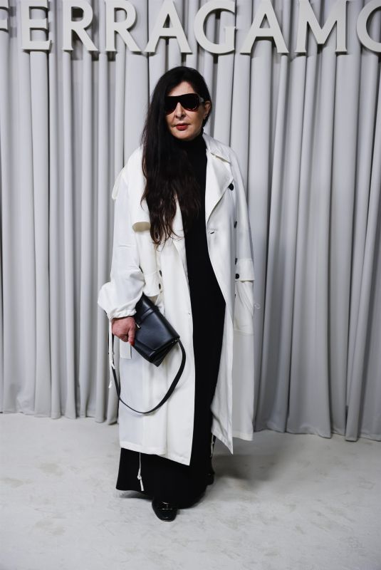 MARINA ABRAMOVIC at Ferragamo Show at Milan Fashion Week 09/21/2024