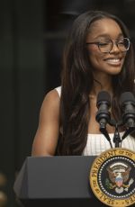 MARSAI MARTIN Speaks at a White House Brunch in Celebration of Black Excellence in Washington DC 09/13/2024
