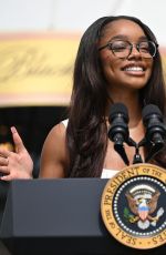 MARSAI MARTIN Speaks at a White House Brunch in Celebration of Black Excellence in Washington DC 09/13/2024