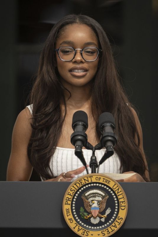 MARSAI MARTIN Speaks at a White House Brunch in Celebration of Black Excellence in Washington DC 09/13/2024
