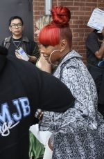 MARY J. BLIGE Arrives at Alice + Olivia Fashion Show in New York 09/07/2024