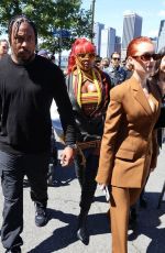 MARY J. BLIGE Arrives at Off-White Show at New York Fashion Week 09/08/2024