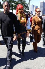 MARY J. BLIGE Arrives at Off-White Show at New York Fashion Week 09/08/2024