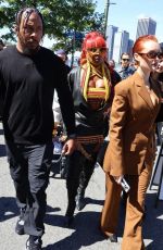 MARY J. BLIGE Arrives at Off-White Show at New York Fashion Week 09/08/2024