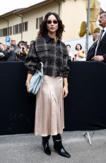 MATILDA DE ANGELIS at Fendi Fashion Show in Milan 09/17/2024