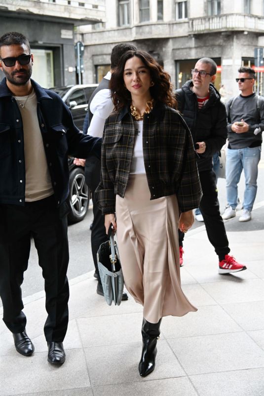 MATILDA DE ANGELSI Out at Milan Fashion Week 09/17/2024