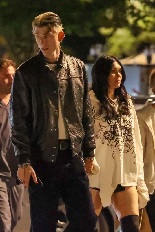 MEGAN FOX and Machine Gun Kelly Out for Dinner at Erewhon in Los Angeles 09/20/2024