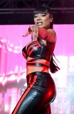 MEGAN THEE STALLION Performs at Athlos NYC at Icahn Stadium in New York 09/26/2024