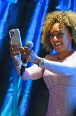 MELANIE BROWN at Blackpool Tower Switch-on Ceremony 08/30/2024