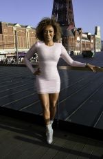 MELANIE BROWN at Blackpool Tower Switch-on Ceremony 08/30/2024