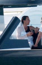 MELANIE CHISHOLM and Chris Dingwall at a Summer Holiday in Ibiza 08/28/2024